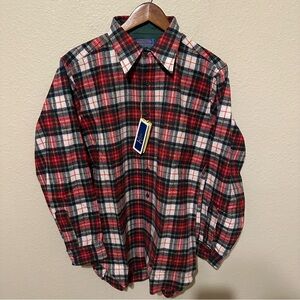 NWT Pendleton Men’s Clan Stewart Dress Tartan Wool Button Up Flannel Shirt